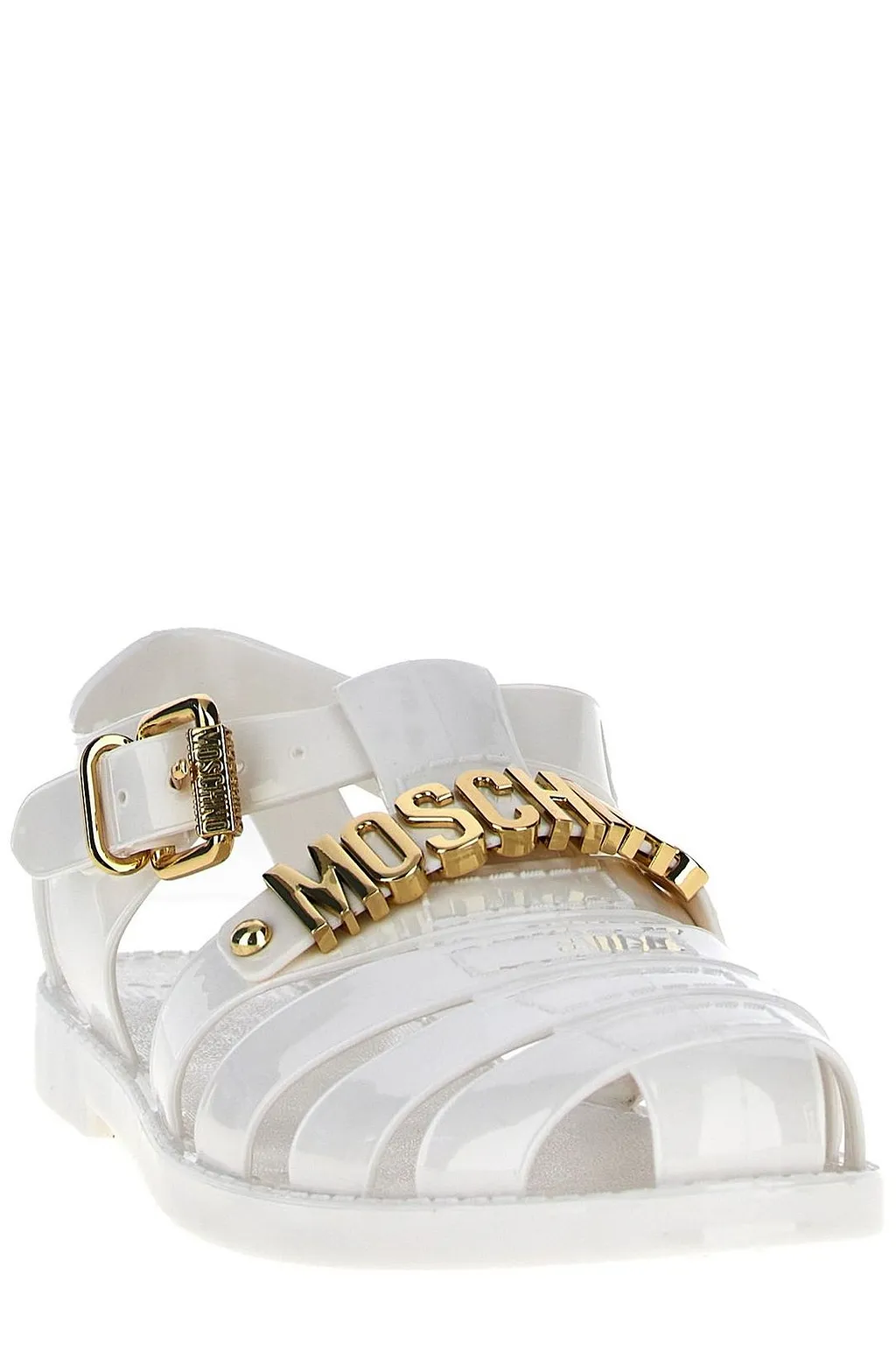 Moschino Jelly Logo-Lettered Sandals
