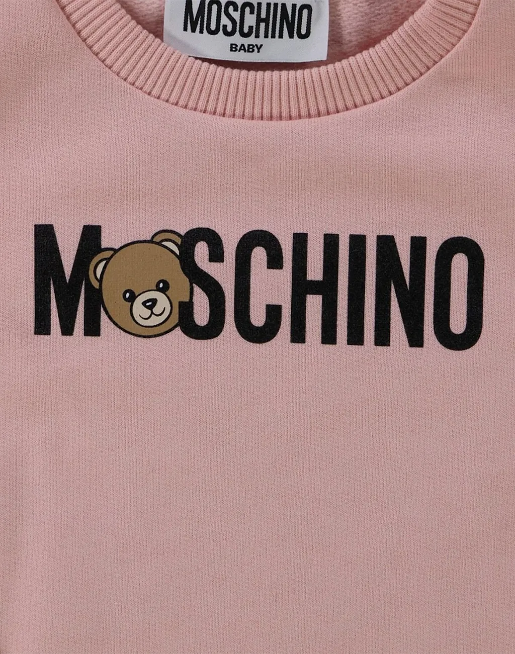 Moschino Kids Logo-Print Crewneck Ruffled Dress