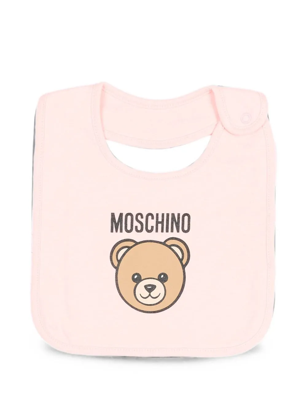 Moschino Kids Logo Printed Beanie And Bib Set
