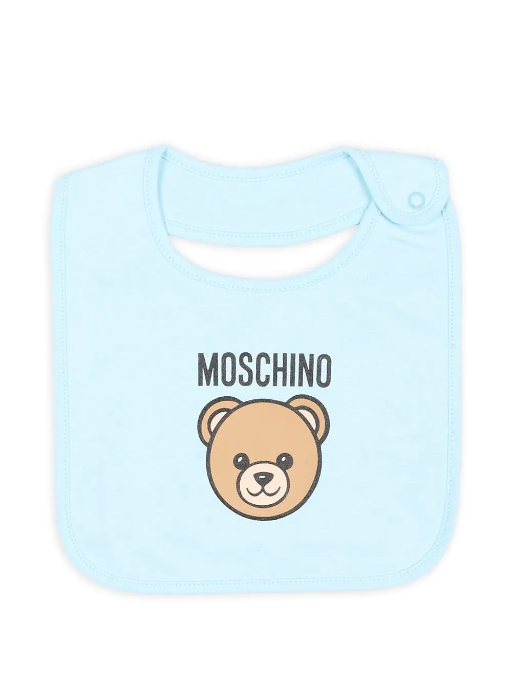 Moschino Kids Logo Printed Beanie And Bib Set