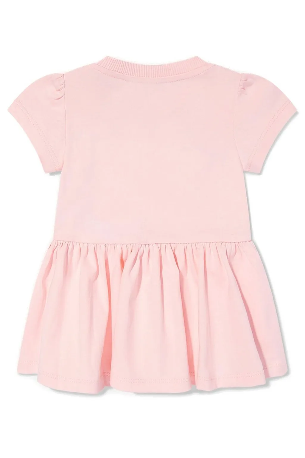 Moschino Kids Logo-Printed Crewneck Dress