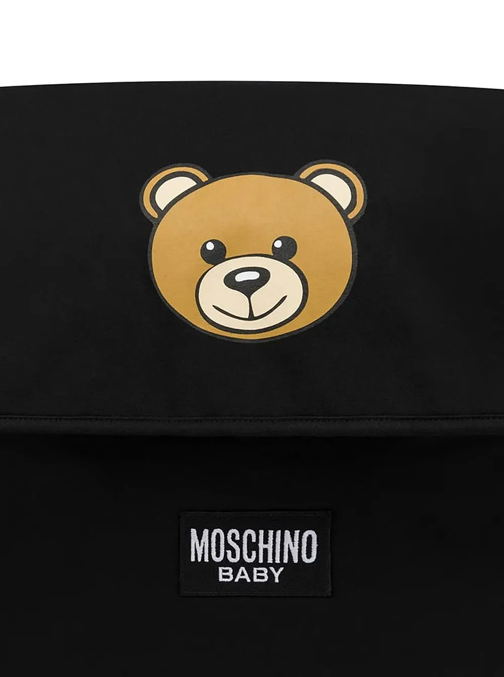 Moschino Kids Logo Printed Foldover Top Changing Bag