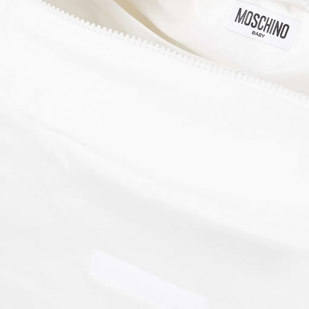 Moschino Kids Logo Printed Foldover Top Changing Bag