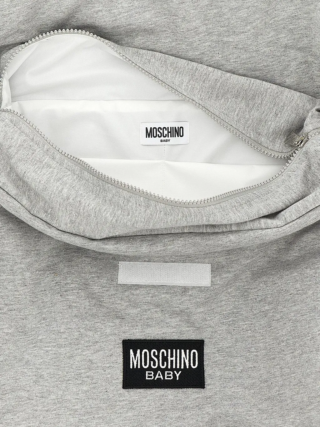 Moschino Kids Logo Printed Foldover Top Changing Bag