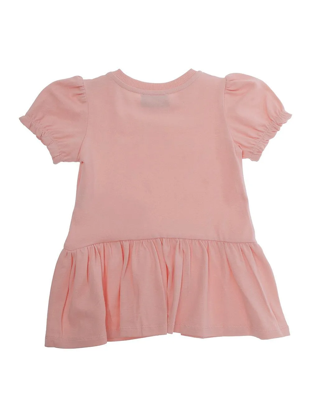 Moschino Kids Logo Printed Short-Sleeved Dress