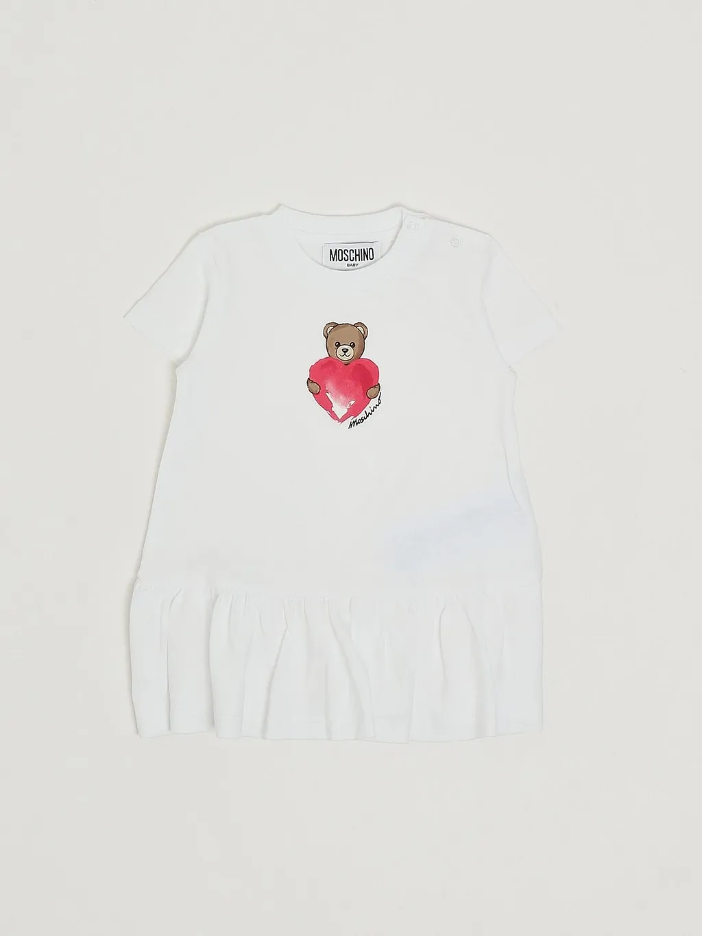 Moschino Kids Ruffled Short-Sleeved Dress