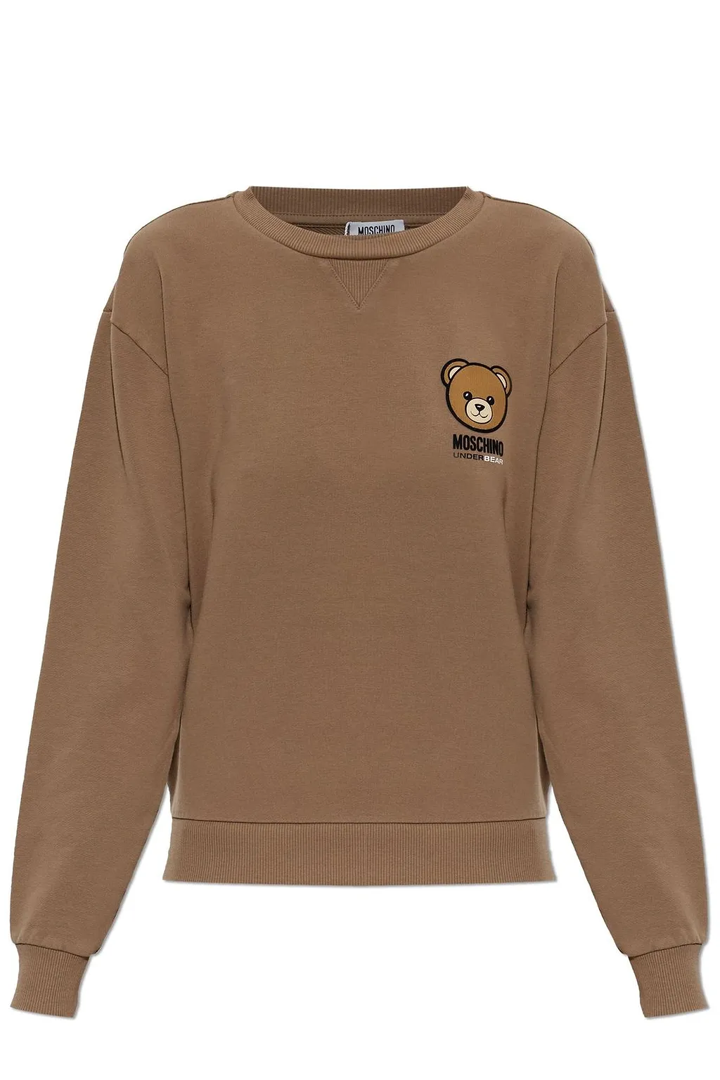 Moschino Logo Print Crewneck Sweatshirt