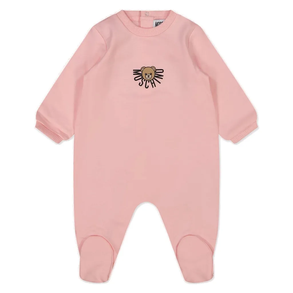 Moschino Kids Teddy Bear Printed Crewneck Tracksuit