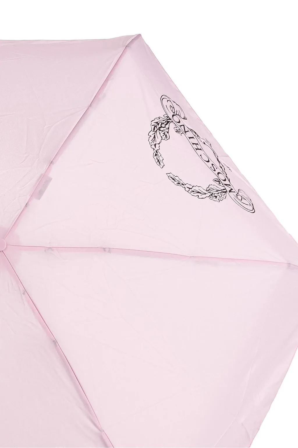 Moschino Logo Printed Folding Umbrella