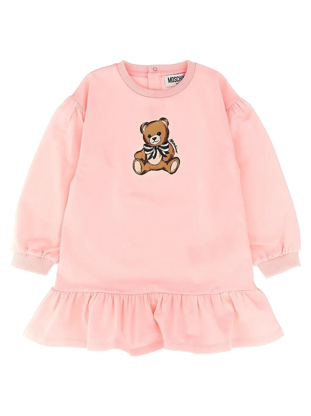 Moschino Kids Teddy Bear Printed Plush Dress