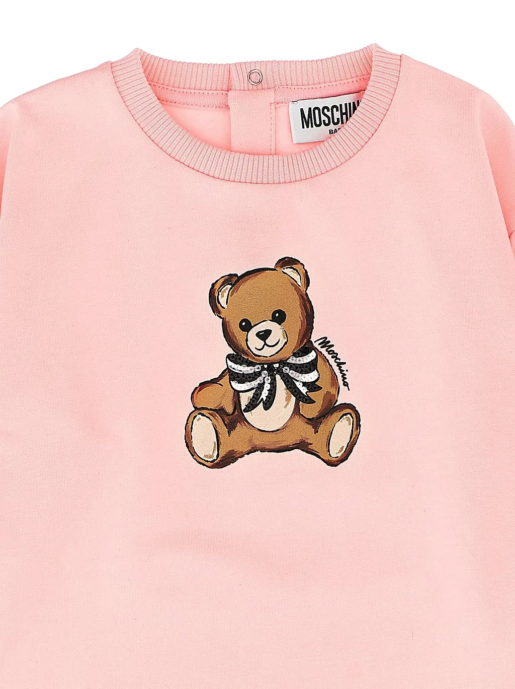 Moschino Kids Teddy Bear Printed Plush Dress