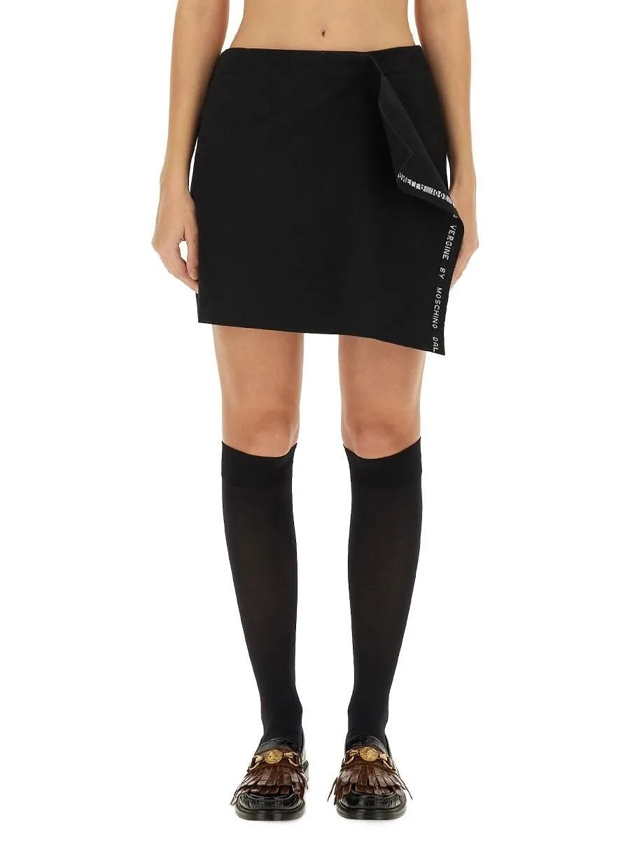 Moschino Logo Printed Skirt