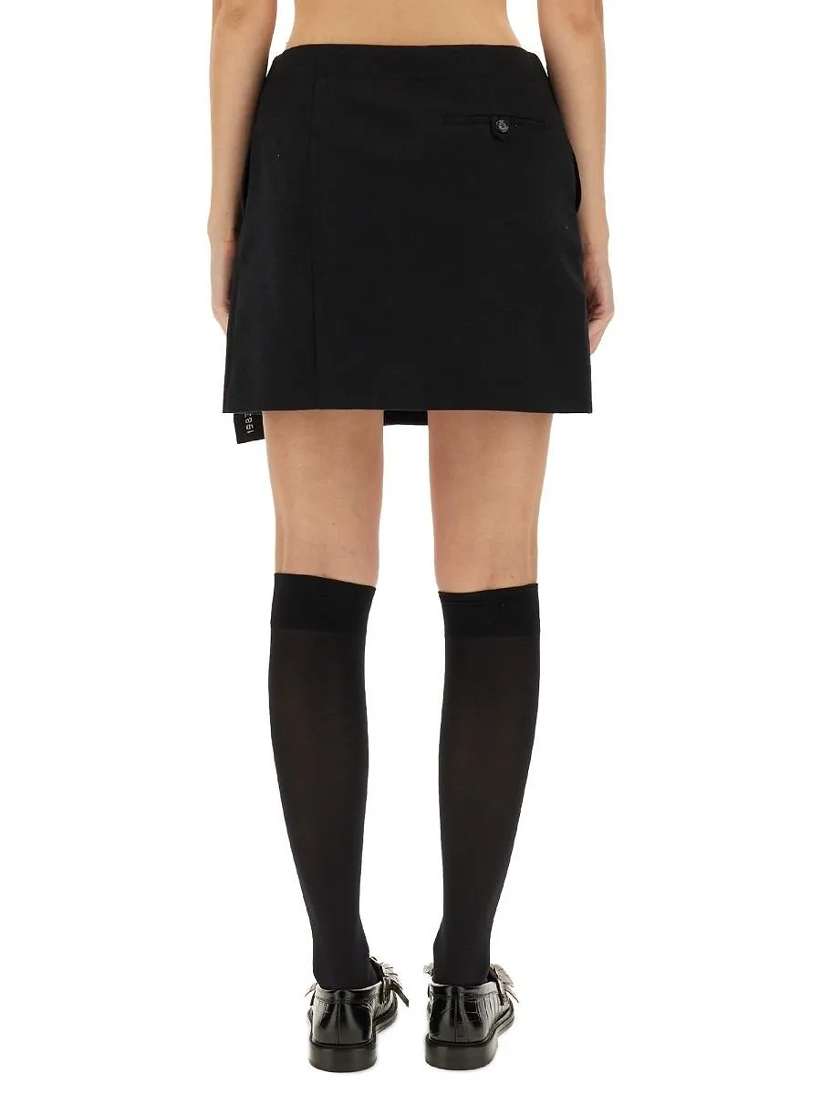 Moschino Logo Printed Skirt