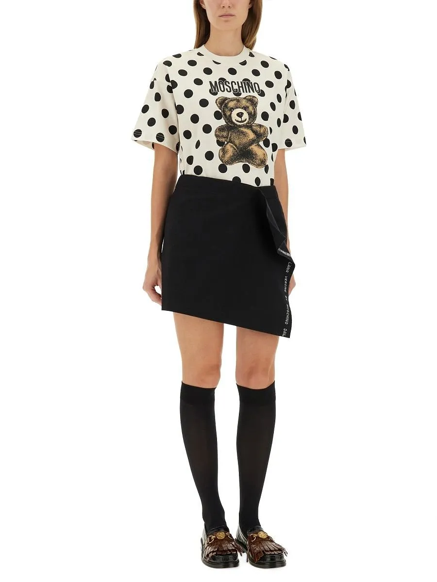 Moschino Logo Printed Skirt
