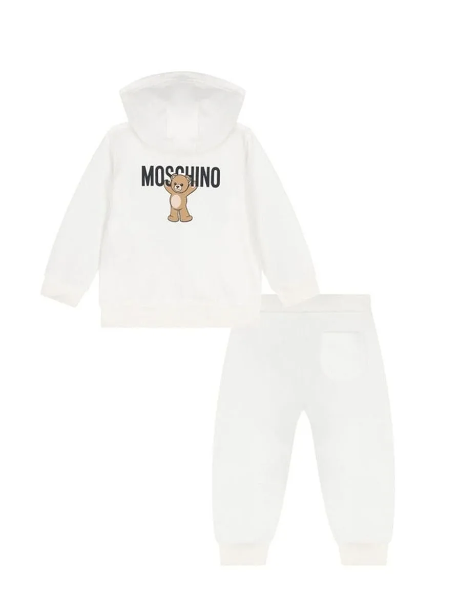 Moschino Kids Teddy Bear Printed Zip-Up Tracksuit Set