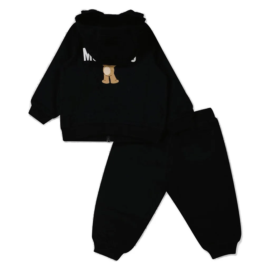 Moschino Kids Teddy Bear Printed Zip-Up Tracksuit Set