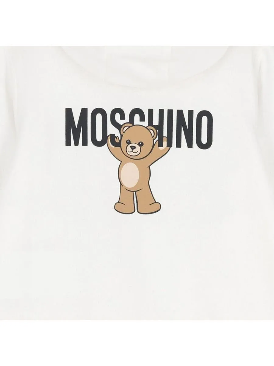 Moschino Kids Teddy Bear Printed Zip-Up Tracksuit Set