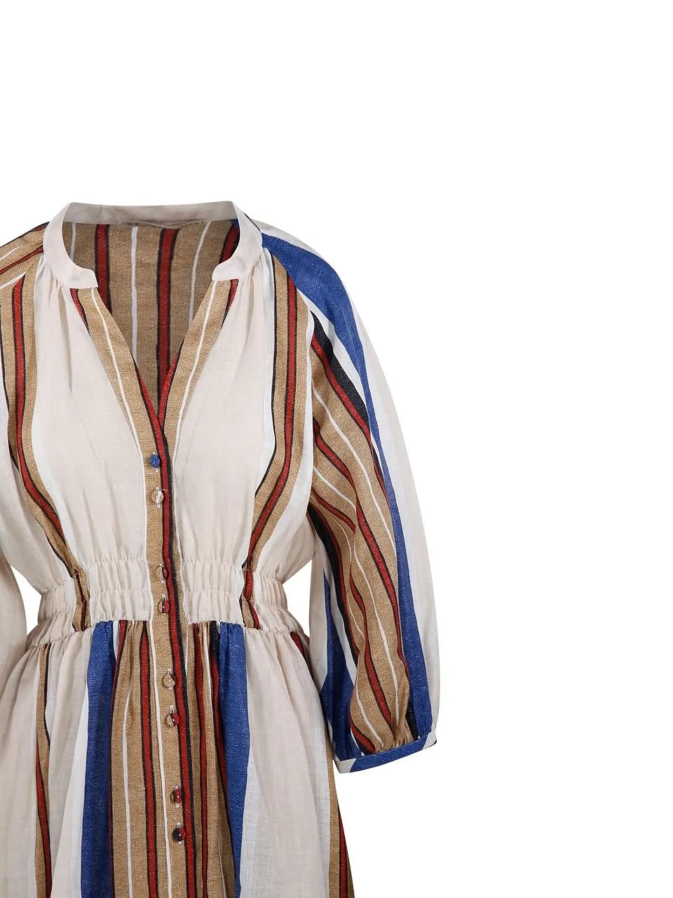 Mirea Striped Midi Dress