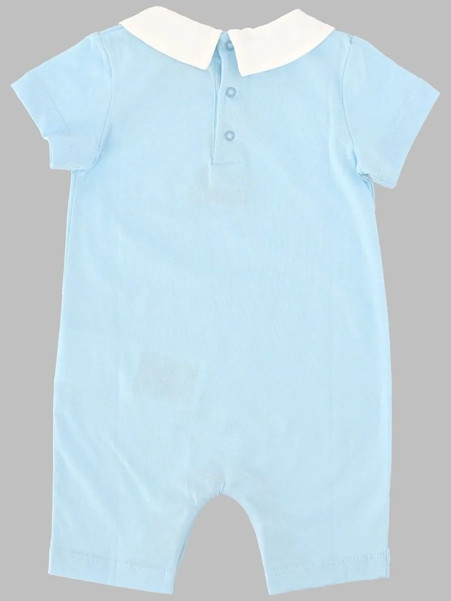 Moschino Kids Teddy Collar Onesie