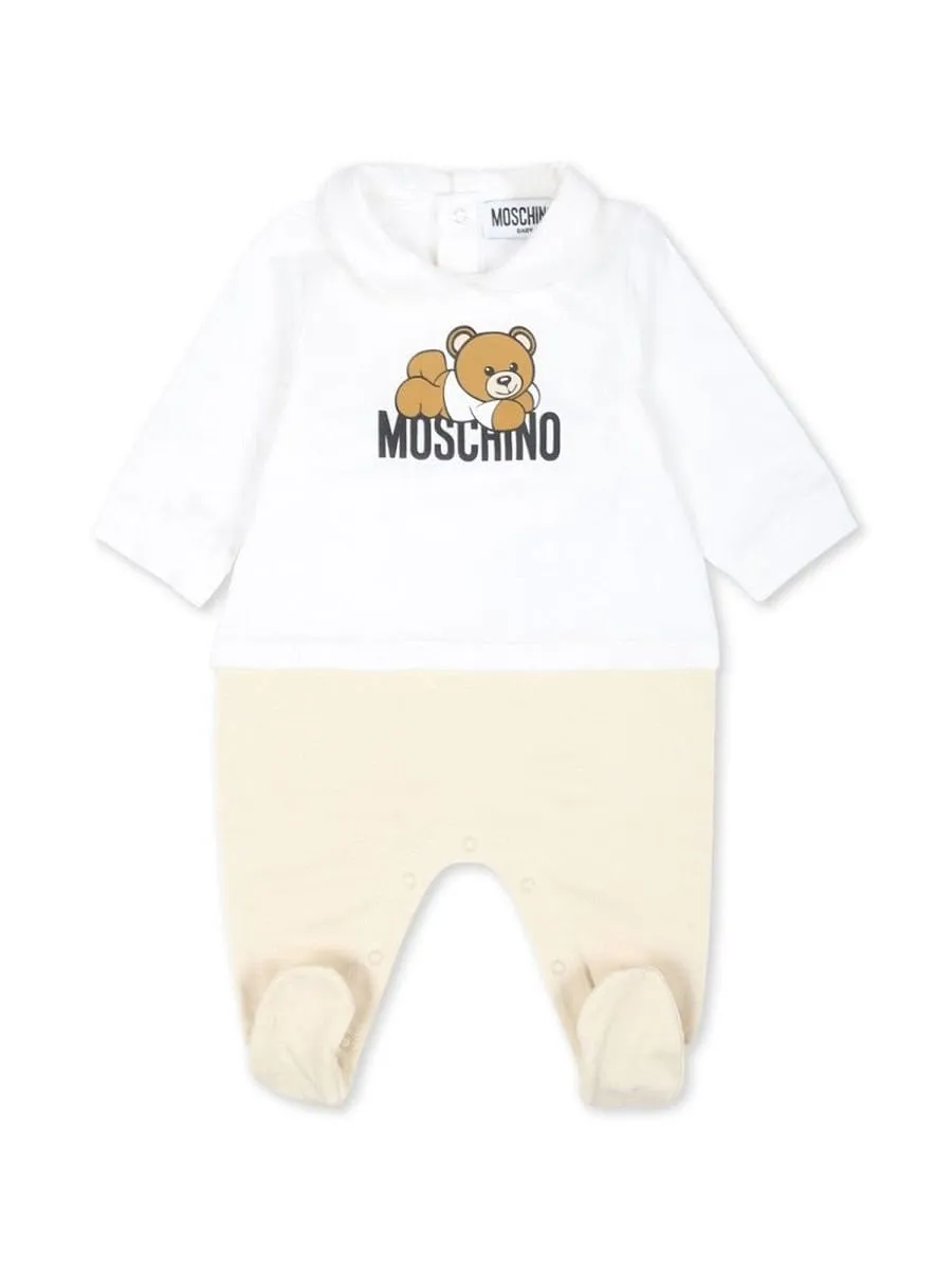 Moschino Kids Teddy Logo Onesie