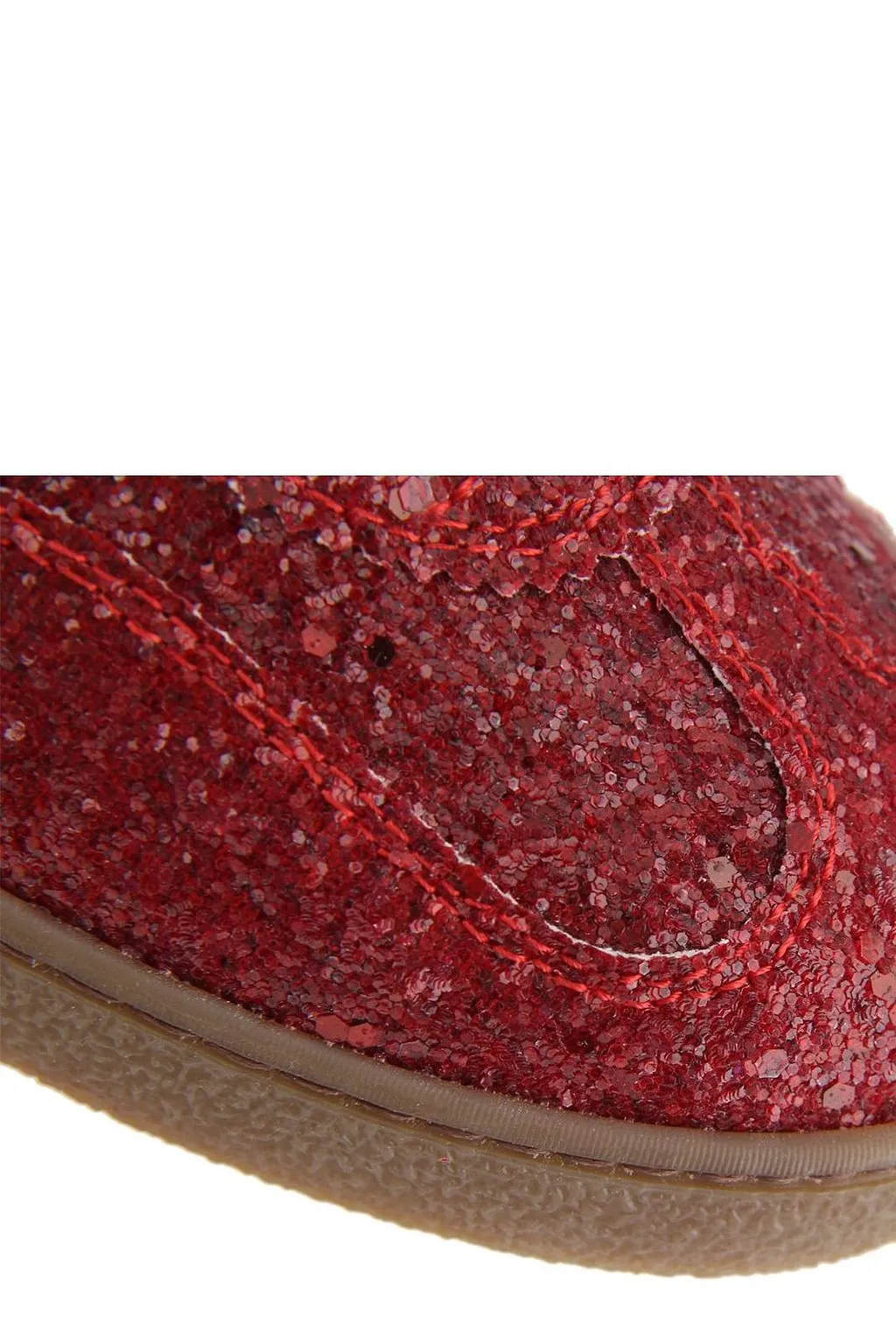 Msgm Glitter Retro Low-Top Sneakers