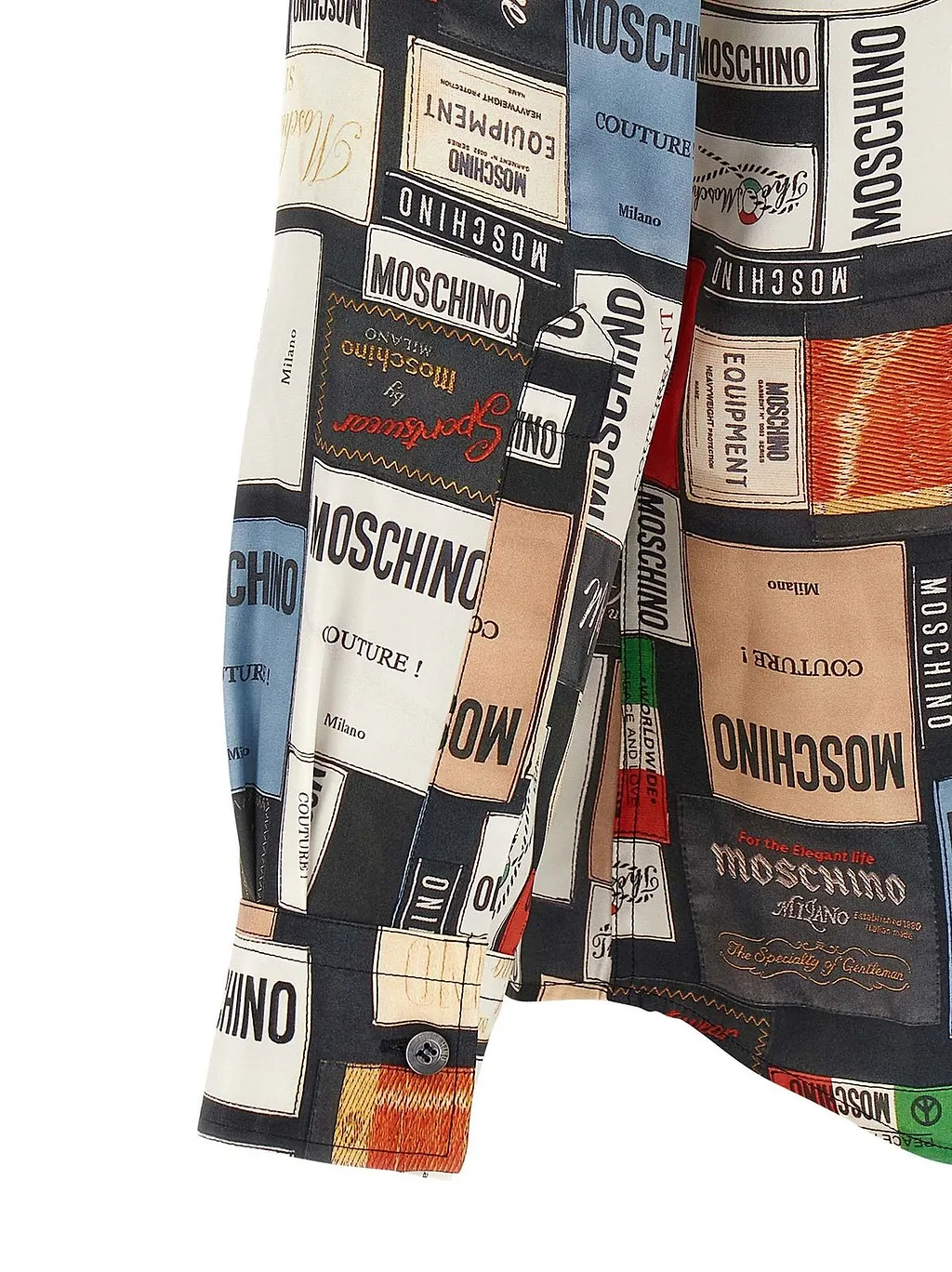Moschino Labels Print Shirt