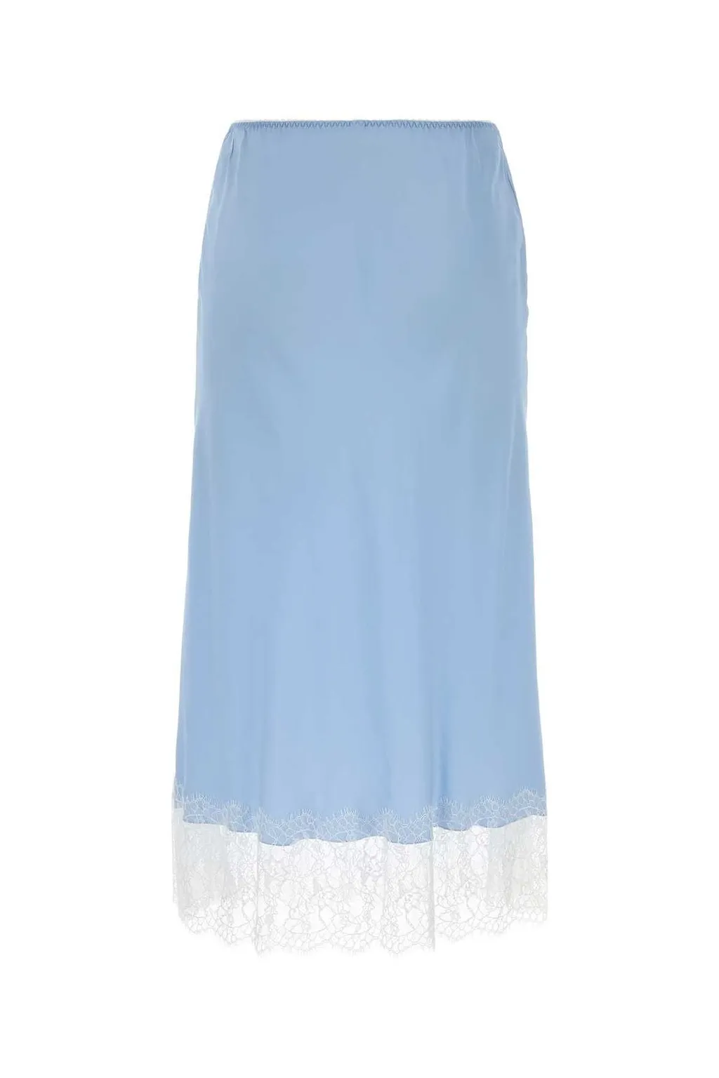 Moschino Lace Trim Midi Skirt