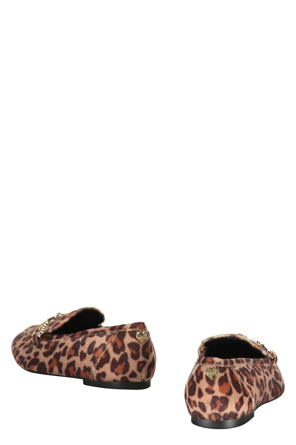 Love Moschino Leopard Printed Mocassins