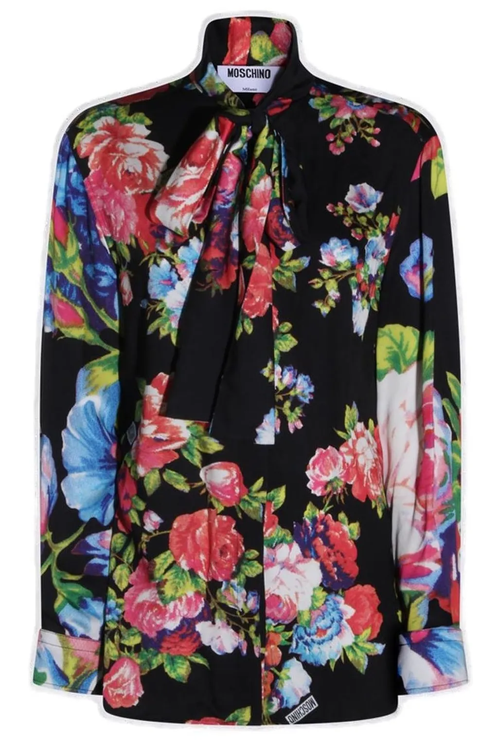 Moschino Long Sleeve Floral Shirt