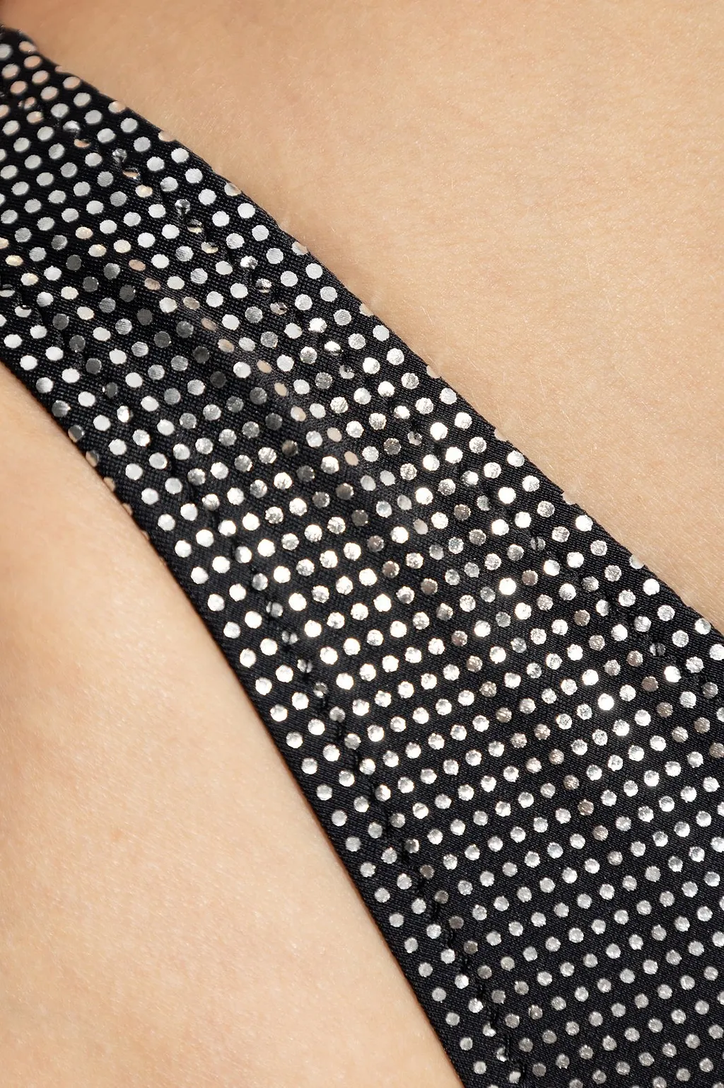 Moschino Metallic Detailed Swimsuit Bottom