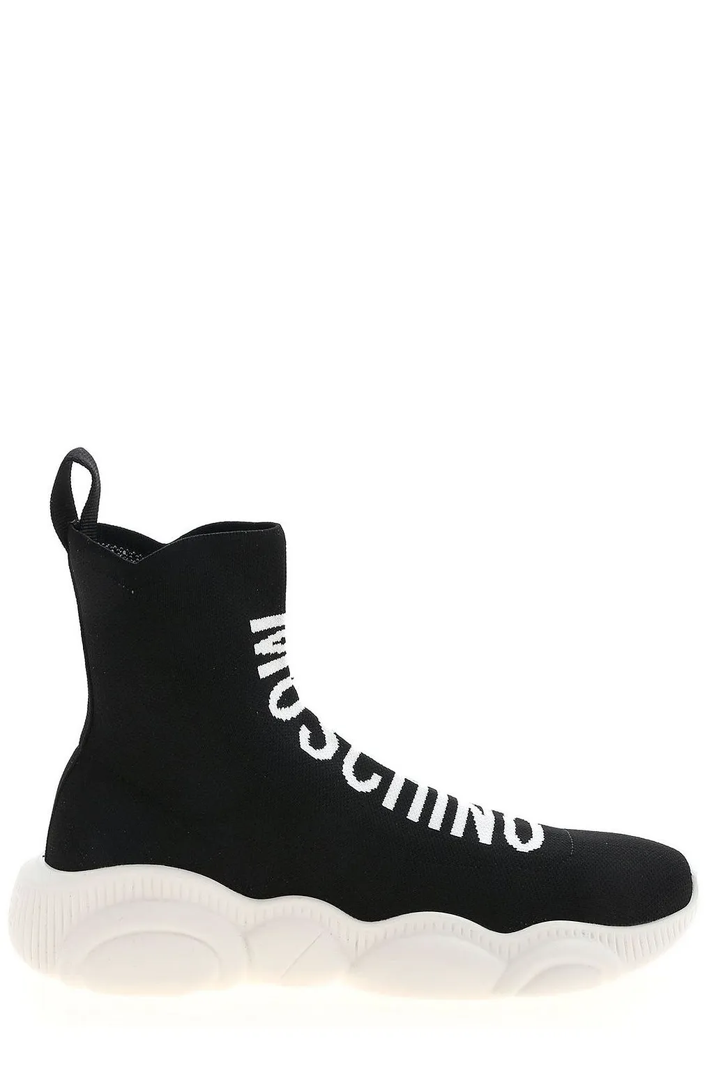 Moschino Logo Detailed High Sock Sneakers