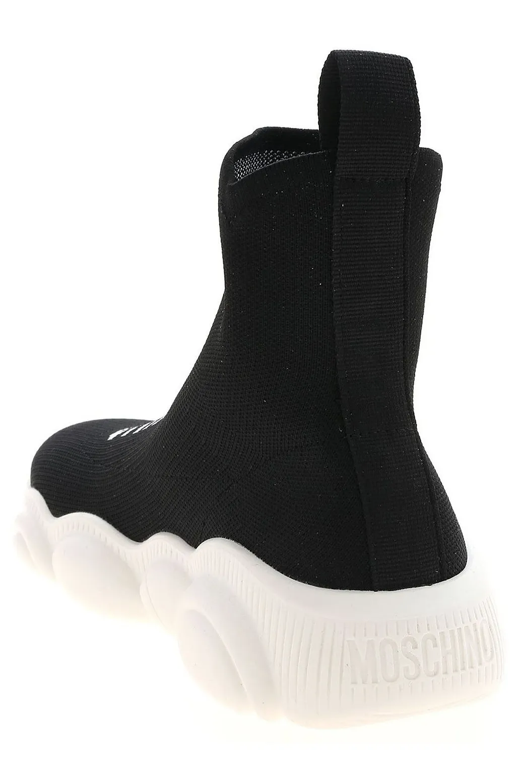Moschino Logo Detailed High Sock Sneakers