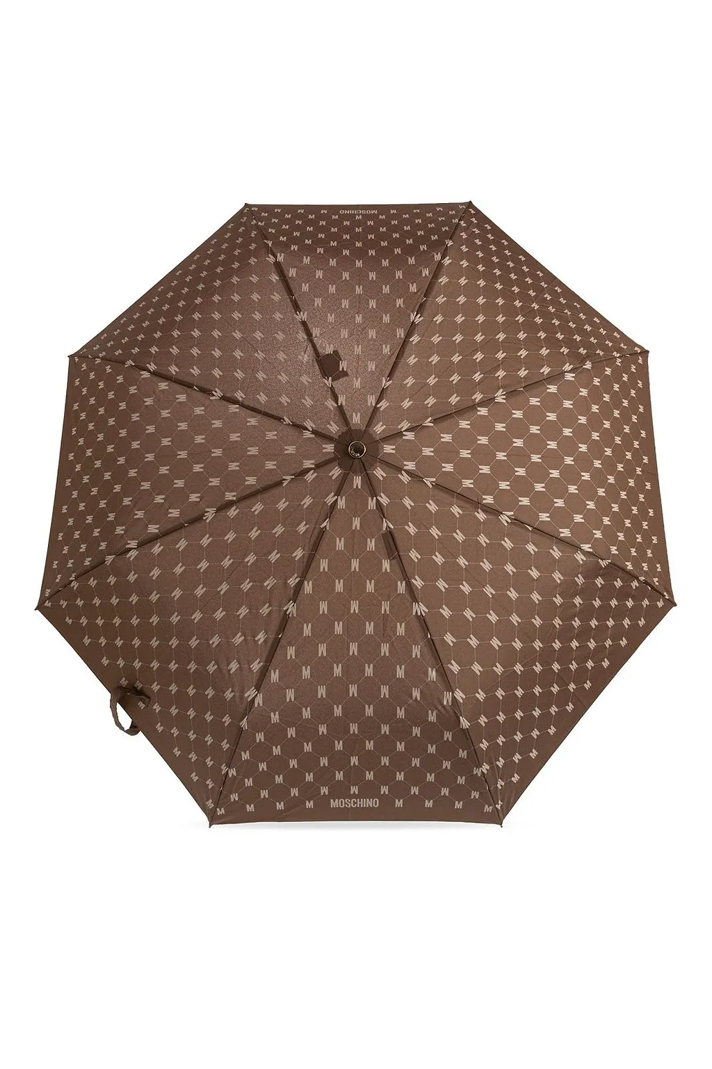 Moschino Monogram Folding Umbrella
