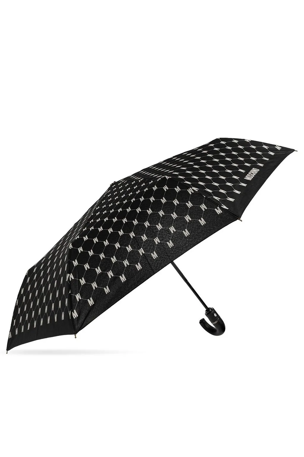 Moschino Monogram Folding Umbrella