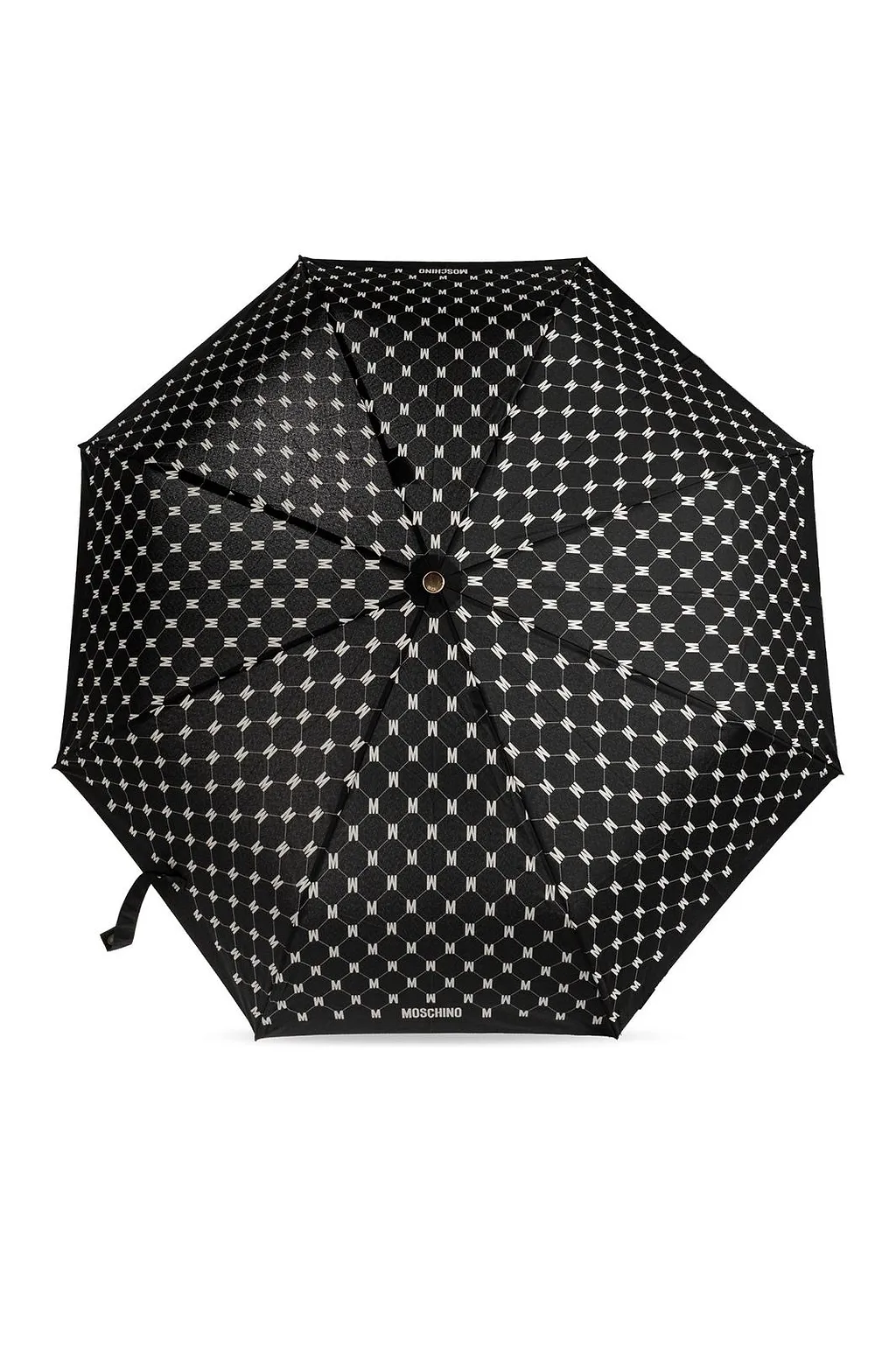 Moschino Monogram Folding Umbrella