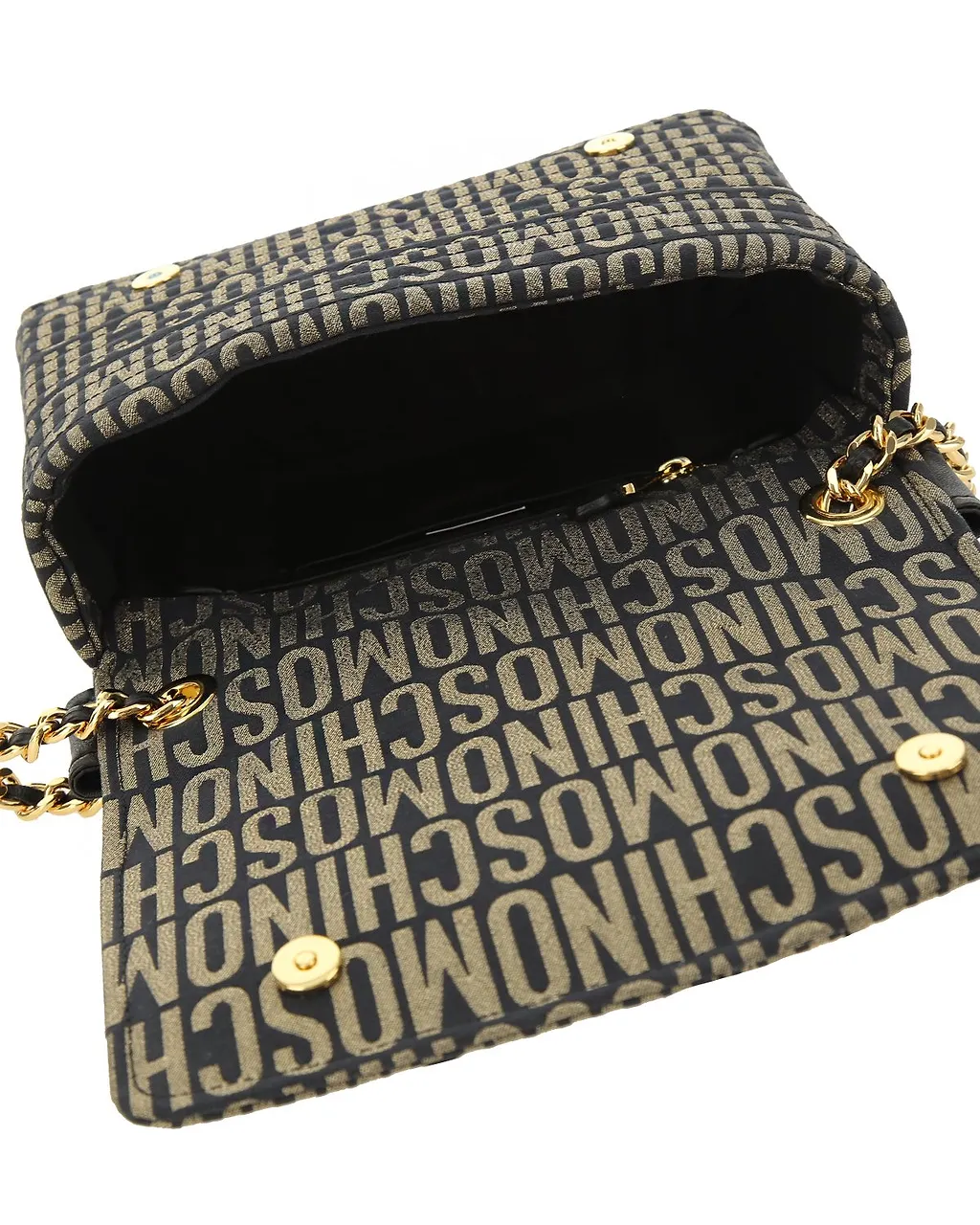 Moschino Monogrammed Biker Bag