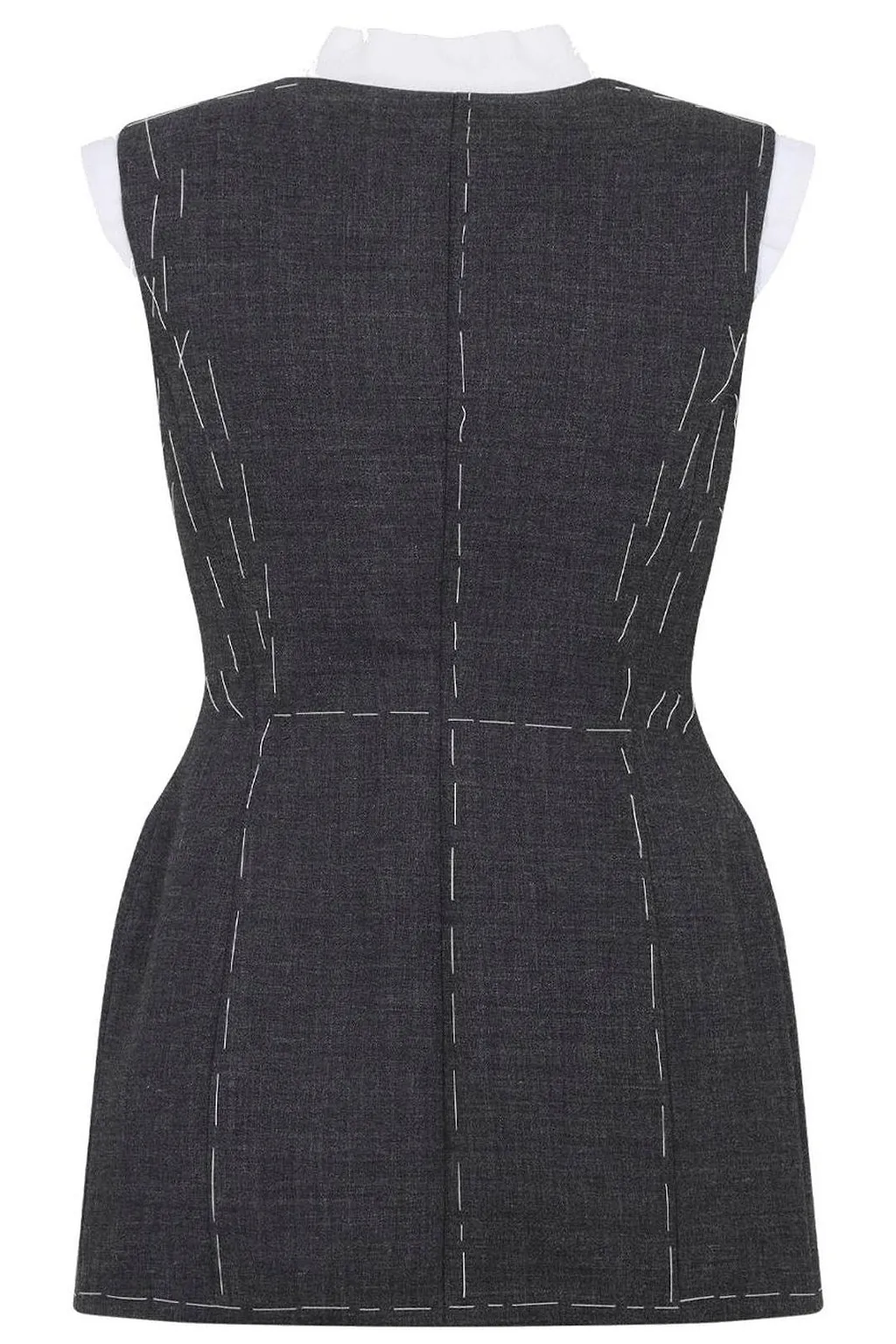 Moschino Stitched Sleeveless Blazer