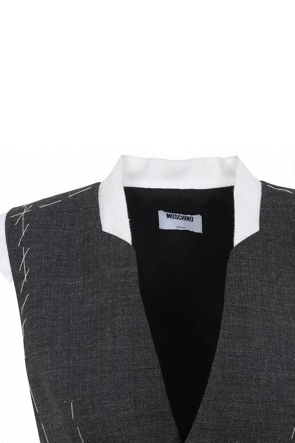 Moschino Stitched Sleeveless Blazer