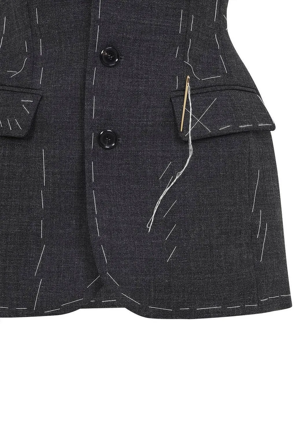 Moschino Stitched Sleeveless Blazer