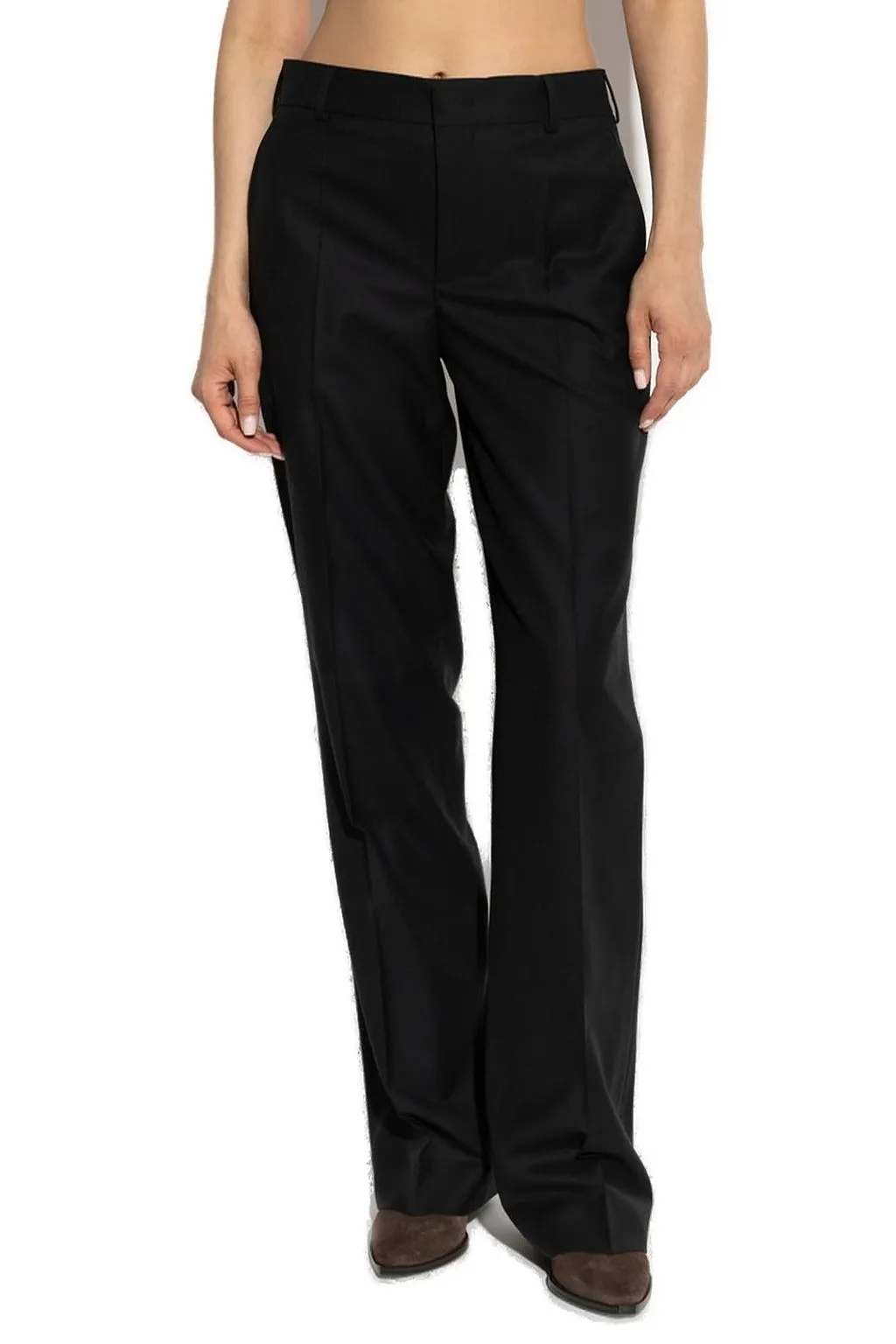 Moschino Straight Leg Tailored Trousers