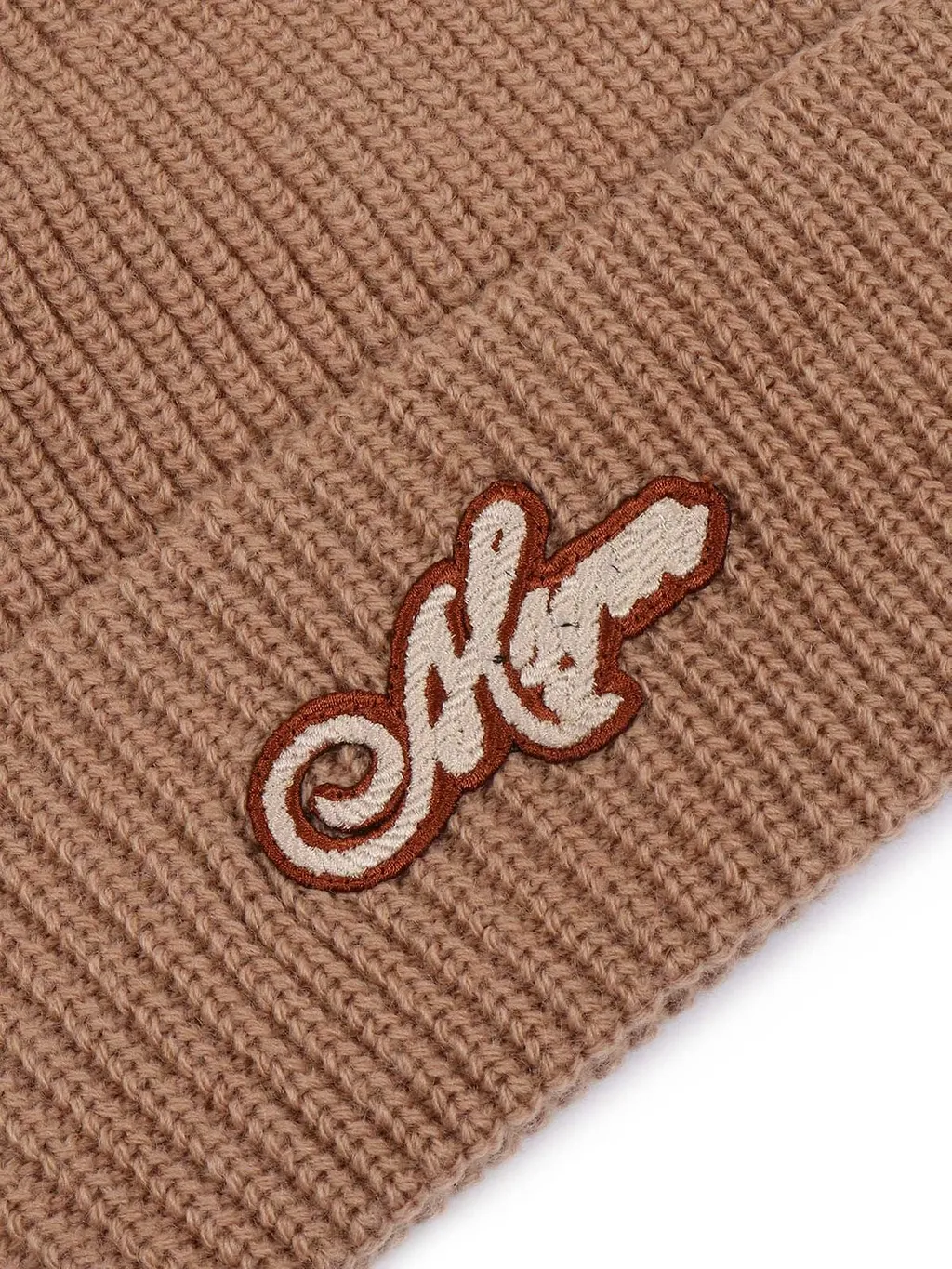 Msgm Kids Logo-Patch Knitted Beanie
