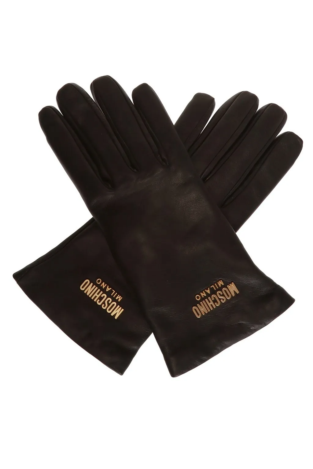 Moschino Logo-Lettering Gloves