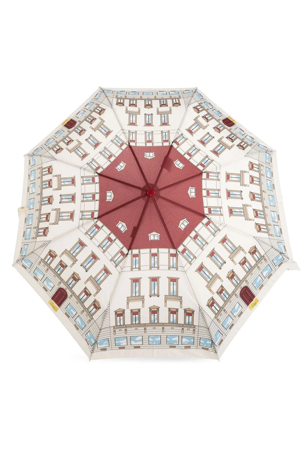 Moschino Printed Folding Umbrella