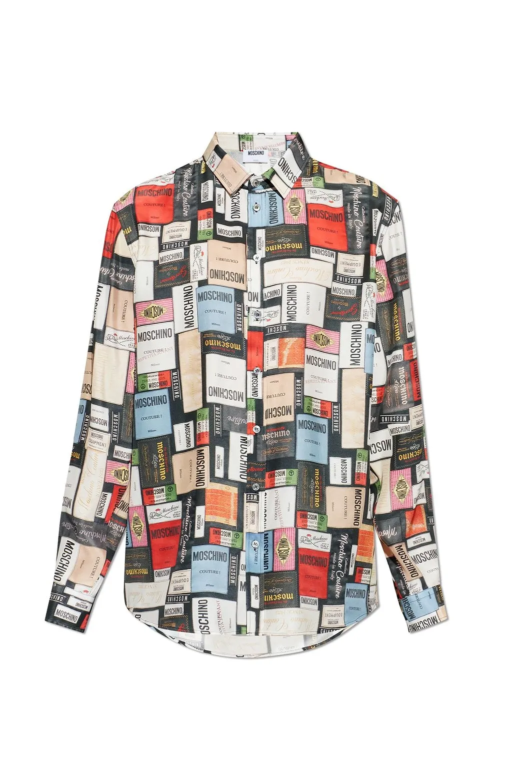 Moschino Printed Long-Sleeved Shirt
