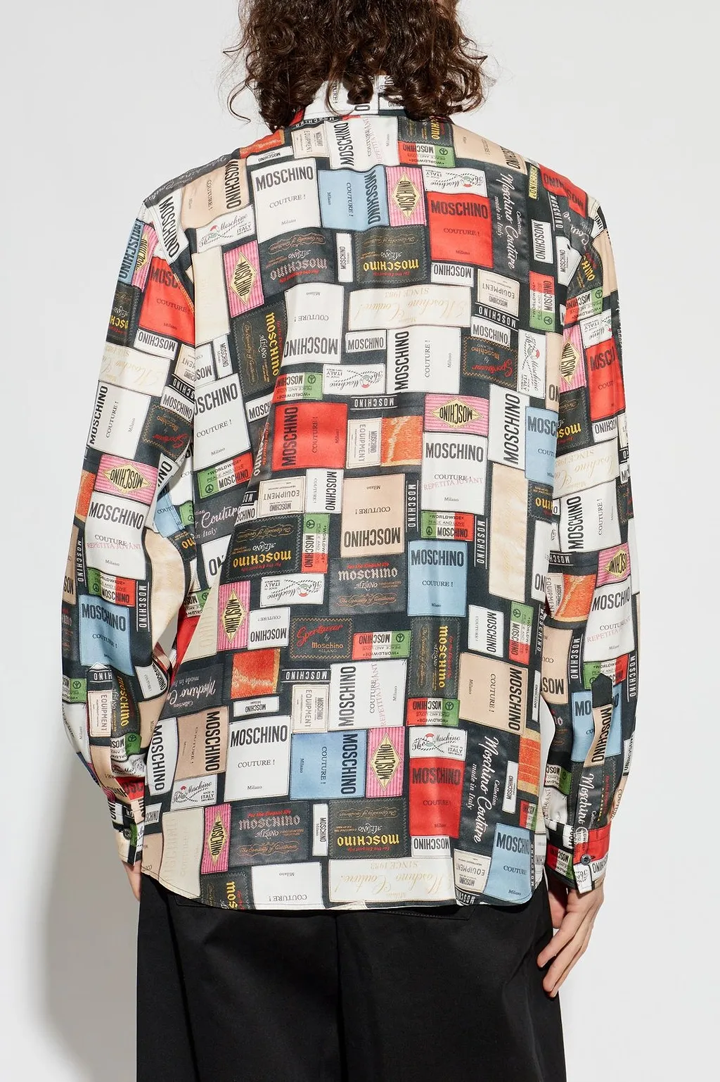 Moschino Printed Long-Sleeved Shirt
