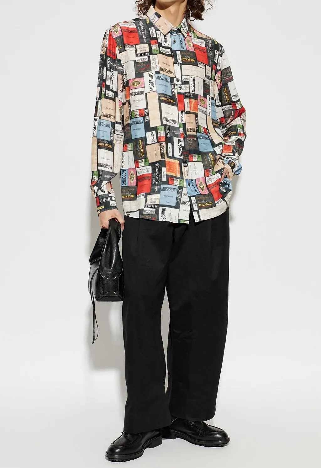 Moschino Printed Long-Sleeved Shirt