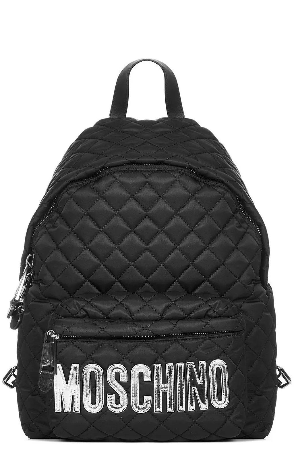 Moschino Quilted Logo Lettering Backpack