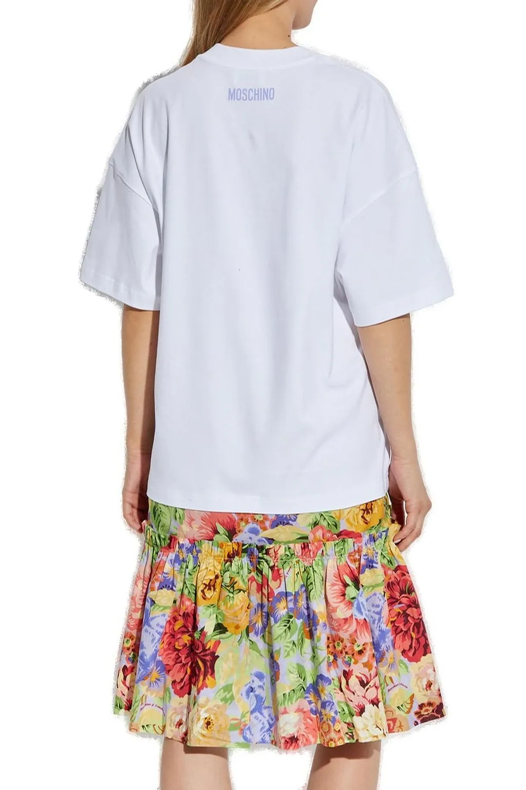 Moschino Teddy Bear Printed Oversized Dress