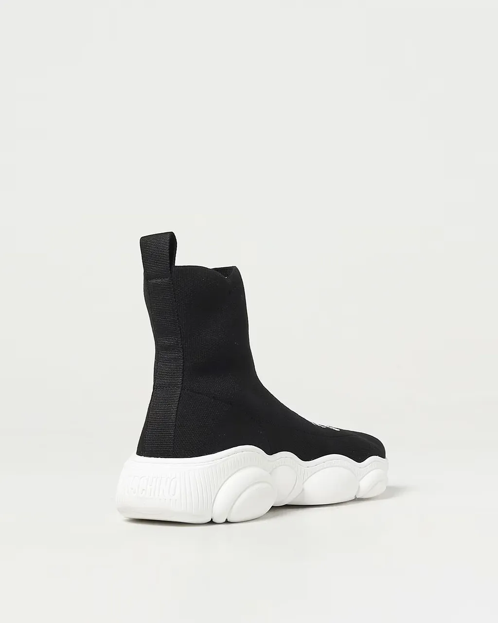 Moschino Teddy Logo Sock High-Top Sneakers