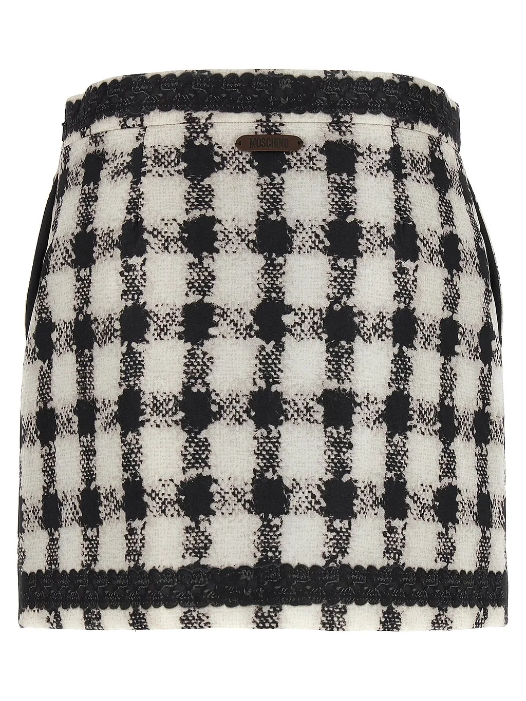 Moschino Texture Print Padded Mini Skirt